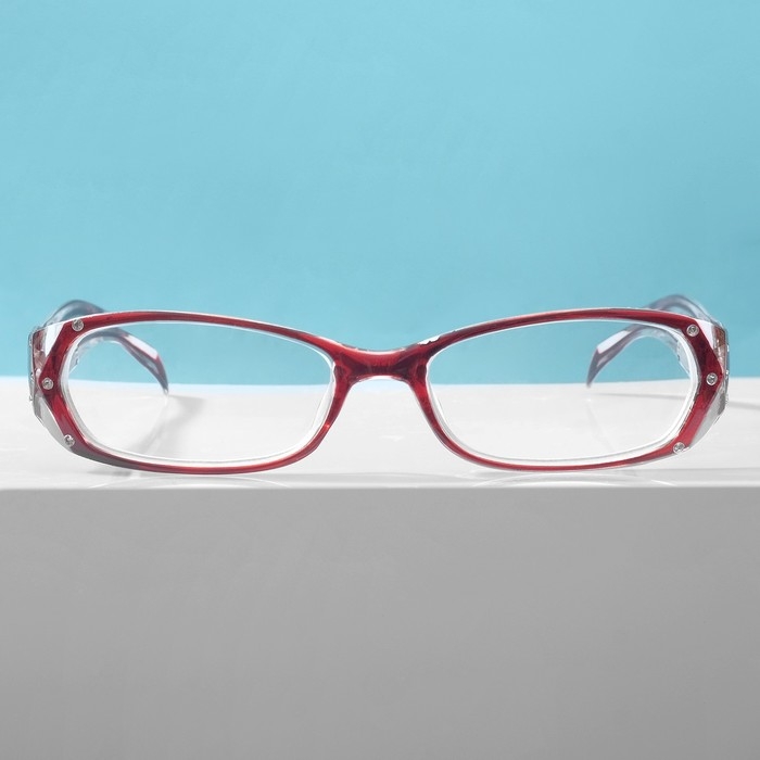 Готовые очки Восток 8852, цвет бордовый, отгибающаяся дужка, +3 Готовые очки Восток 8852, цвет бордовый, отгибающаяся дужка, +3