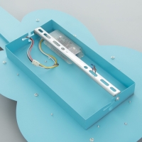 Люстра с ПДУ "Гитара" 1хLED 120Вт 3000-6000К голубой 64х30х7 см BayerLux Люстра с ПДУ "Гитара" 1хLED 120Вт 3000-6000К голубой 64х30х7 см BayerLux