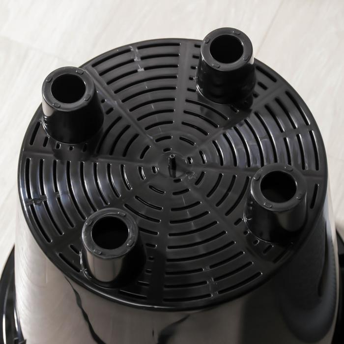 Кашпо для цветов со вставкой Rattan, 50 л (27 л), цвет МИКС Кашпо для цветов со вставкой Rattan, 50 л (27 л), цвет МИКС