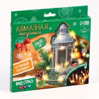 Алмазная мозаика на новый год с полным заполнением на фигурке «Фонарь», новогодний набор для творчества Алмазная мозаика на новый год с полным заполнением на фигурке «Фонарь», новогодний набор для творчества