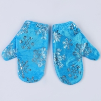 Карнавальный набор &laquo;Волшебная снегурочка&raquo;: шапка, варежки, парик с косичками, р. 56&ndash;58 см