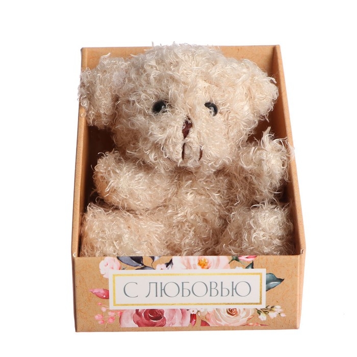 Мягкая игрушка &laquo;C любовью&raquo;, медведь, цвет МИКС