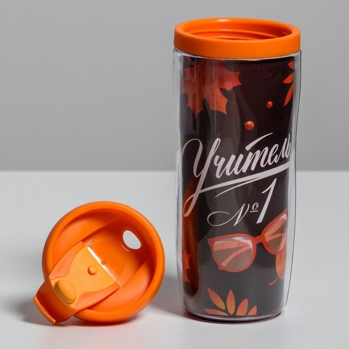 Подарочный набор &laquo;С днём учителя&raquo;: ежедневник А5, 80 листов, термостакан 350 мл