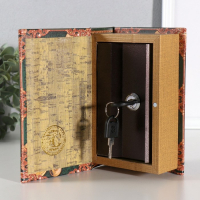 Сейф-книга дерево кожзам "Секрет богатства" 17х11х5 см Сейф-книга дерево кожзам "Секрет богатства" 17х11х5 см