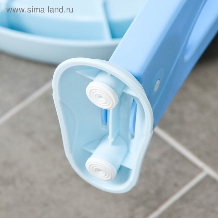 Детская накладка - сиденье на унитаз &laquo;Пингвин&raquo;, цвет голубой