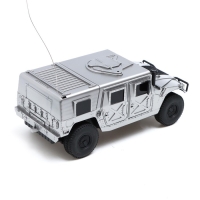Джип радиоуправляемый «Хамер», свет, работает от батареек, 1:18, цвет серый Джип радиоуправляемый «Хамер», свет, работает от батареек, 1:18, цвет серый