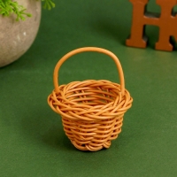 Кукольная миниатюра &laquo;Корзинка&raquo;, цвета МИКС