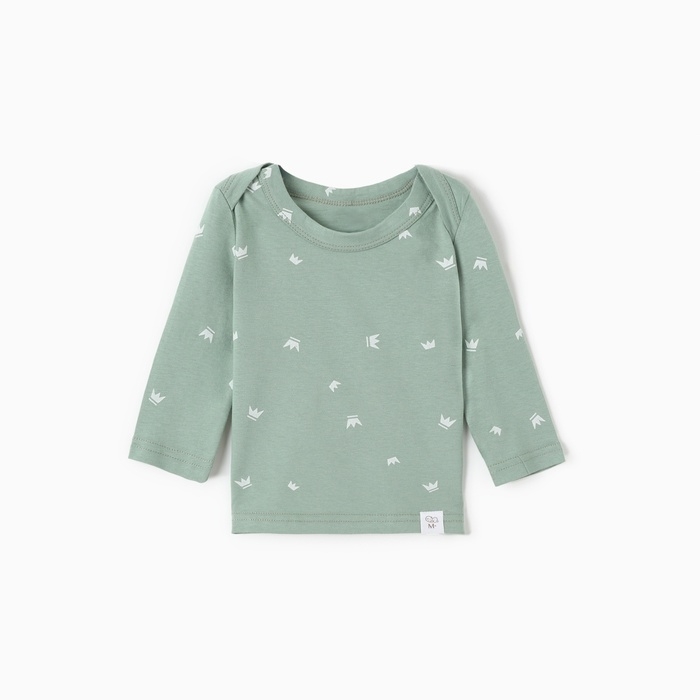 Лонгслив детский MINAKU, цвет оливковый, рост 74-80 см Лонгслив детский MINAKU, цвет оливковый, рост 74-80 см