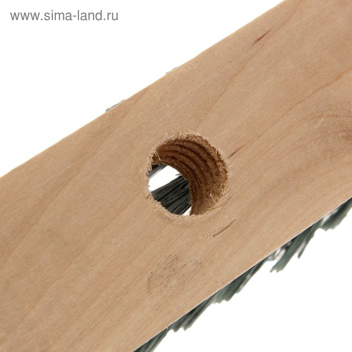 Щётка для подметания пола, с резьбой, 25&times;5 см