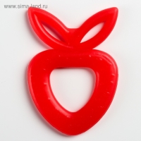 Прорезыватель силиконовый &laquo;Клубничка&raquo;, цвет МИКС, КНОПА