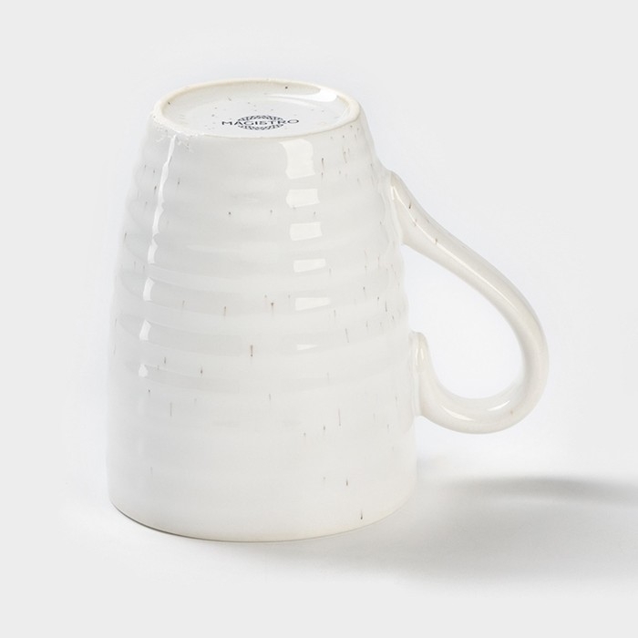 Кружка фарфоровая Magistro Urban, 320 мл, цвет белый Кружка фарфоровая Magistro Urban, 320 мл, цвет белый