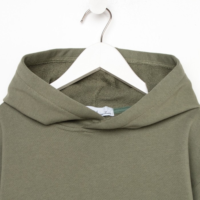 Костюм детский (худи, брюки) KAFTAN Костюм детский (худи, брюки) KAFTAN "Basic line", размер 32 (110-116), цвет хаки