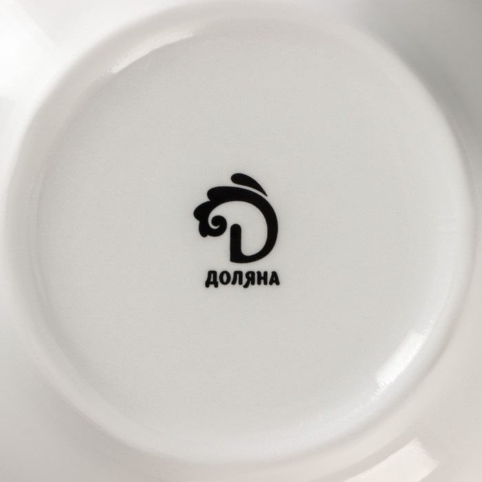 Салатник фарфоровый Доляна «Роза», 600 мл, d=15,5 см, цвет белый Салатник фарфоровый Доляна «Роза», 600 мл, d=15,5 см, цвет белый