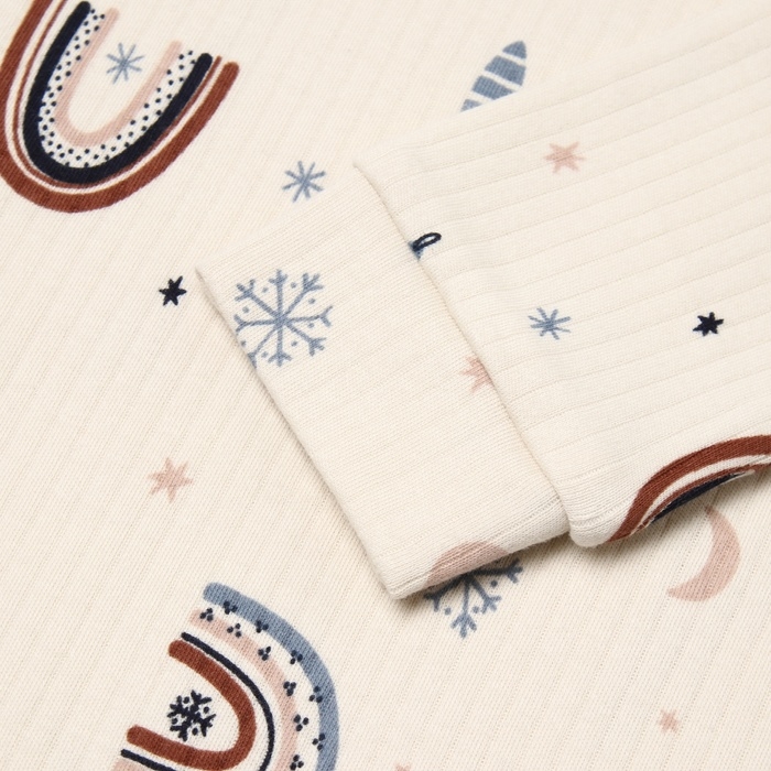 Комбинезон  с повязкой Крошка Я "Новогодние игрушки", рост 74-80 см