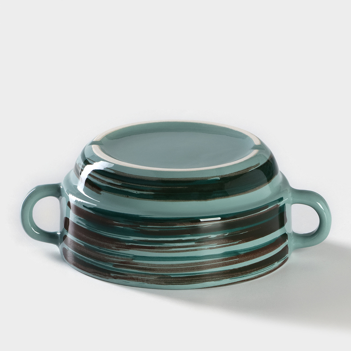 Бульонница фарфоровая Tramontano, 300 мл, 11,5&times;5,5 см, цвет зелёный
