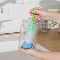 Набор ёршиков для посуды Доляна, 2 шт: 25×6 см, 12×2 см, цвет МИКС Набор ёршиков для посуды Доляна, 2 шт: 25×6 см, 12×2 см, цвет МИКС