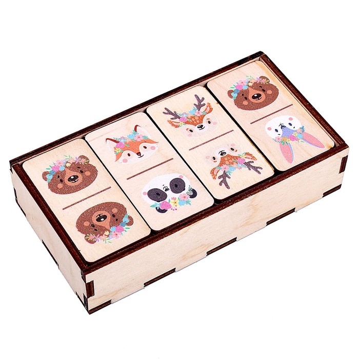 Настольная игра &laquo;Домино. Животные&raquo;