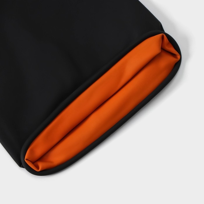 Перчатки хозяйственные плотные Доляна, размер L, резиновые, цвет красный