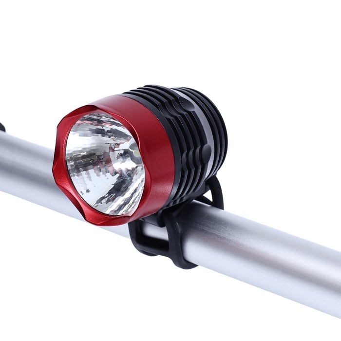 Фонарь велосипедный передний, водонепроницаемый, 1 режим, CR2032, красный Фонарь велосипедный передний, водонепроницаемый, 1 режим, CR2032, красный