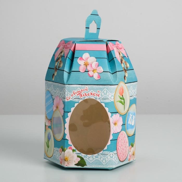 Коробка кондитерская складная, упаковка «Светлая Пасха», 16,5 х 14,5 х 21 см Коробка кондитерская складная, упаковка «Светлая Пасха», 16,5 х 14,5 х 21 см