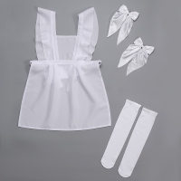 Карнавальный набор «Умная старшеклассница»: фартук р. 40–46, банты 2 шт., гольфы Карнавальный набор «Умная старшеклассница»: фартук р. 40–46, банты 2 шт., гольфы