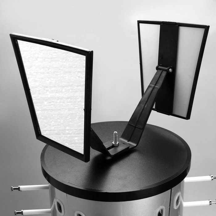 Стойка под очки настольная вращающаяся , 44 места, 38&times;38&times;68см, цвет серебряный