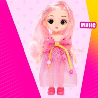 Кукла модная шарнирная «Вуд» в платье, МИКС Кукла модная шарнирная «Вуд» в платье, МИКС