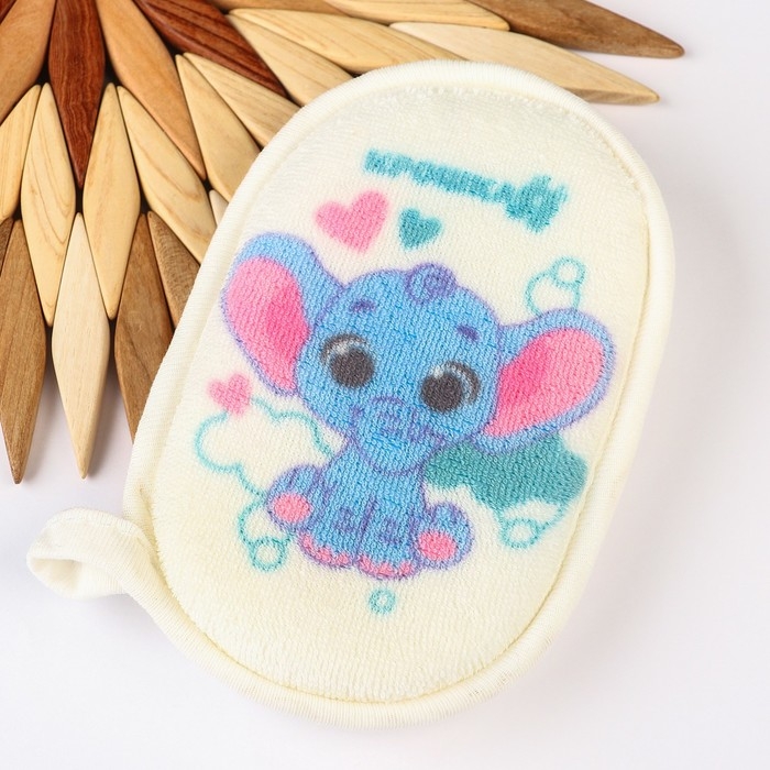 Мочалка детская, махровая «Слоник» Мочалка детская, махровая «Слоник»