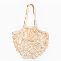 Авоська, 41 х 27 см, ручка 17 см, клетка 1.5 см, бежевая