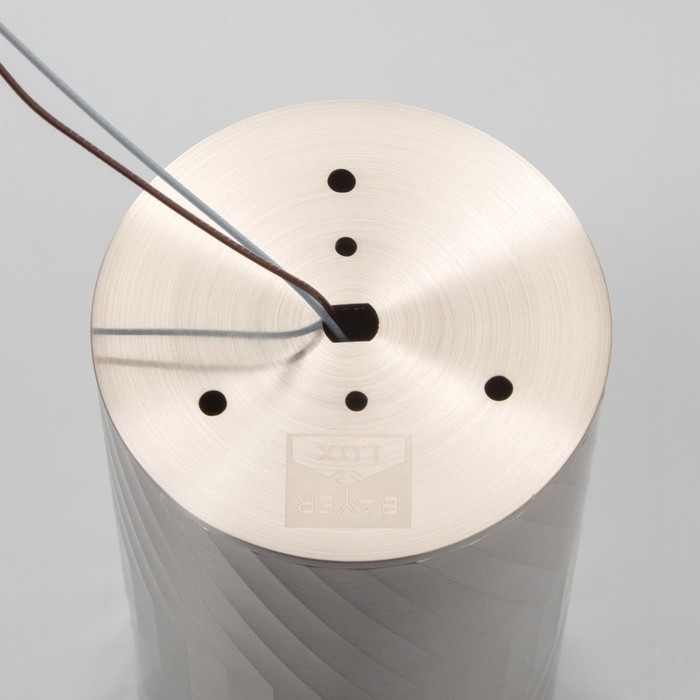 Светильник Светильник "Алисер" GU10 серебро 7,5х7,5х13 см