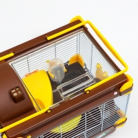 Клетка для грызунов "Пижон", 31 х 24 х 30 см, коричневая Клетка для грызунов "Пижон", 31 х 24 х 30 см, коричневая