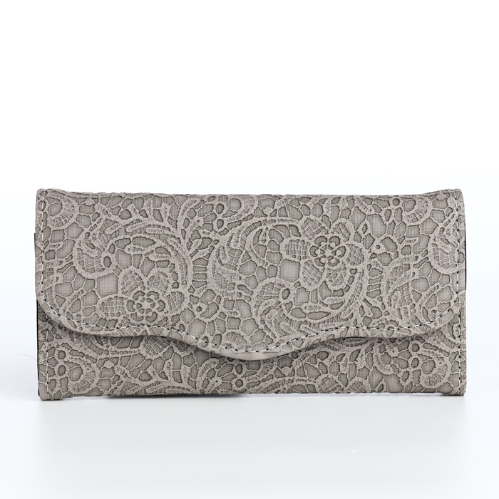 Кошелёк женский на магните, цвет серый Кошелёк женский на магните, цвет серый