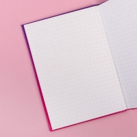 Блокнот А6, 40 листов в твёрдой обложке, Минни Маус