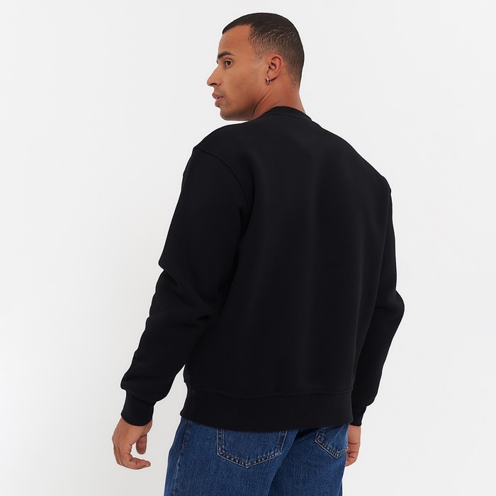 Свитшот мужской НАЧЁС, цвет чёрный, размер 48 (L)