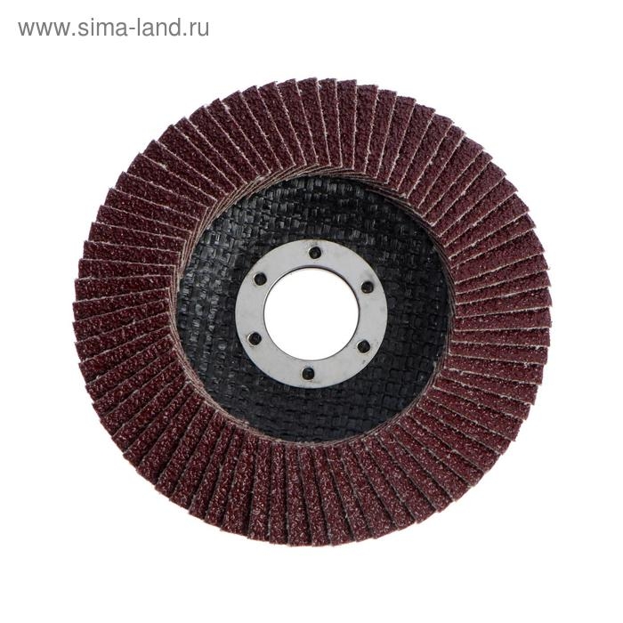 Круг лепестковый торцевой конический ЛОМ, 115 х 22 мм, Р40 Круг лепестковый торцевой конический ЛОМ, 115 х 22 мм, Р40