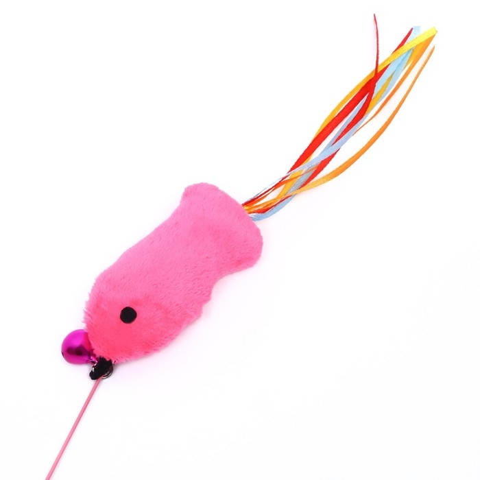 Дразнилка-удочка Дразнилка-удочка "Рыбка", со стальной проволокой, 110 см