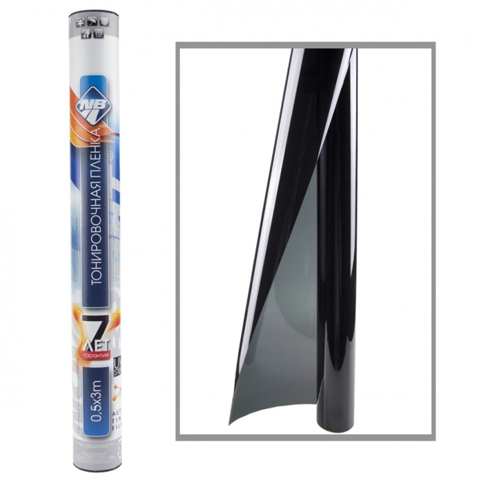 Пленка тонировочная, тонировка Nova Bright 0.5 х 3 м, светопропускаемость 10% Пленка тонировочная, тонировка Nova Bright 0.5 х 3 м, светопропускаемость 10%