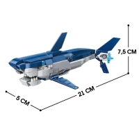 Конструктор Безграничные Идеи &laquo;Акула&raquo;, 3 в 1, 237 деталей