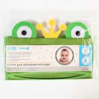 Сетка для хранения игрушек в ванной на завязках «Лягушка» Сетка для хранения игрушек в ванной на завязках «Лягушка»