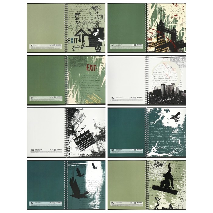 Тетрадь 80 листов в клетку на гребене Article publication, обложка мелованный картон, двойная обложка, матовая ламинация, МИКС Тетрадь 80 листов в клетку на гребене Article publication, обложка мелованный картон, двойная обложка, матовая ламинация, МИКС