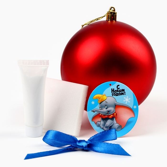 Новый год. Набор для творчества Новый год. Набор для творчества "Ёлочный шар с отпечатком руки", 10 см, Дамбо