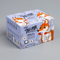 Гирлянда &laquo;Нить&raquo; 4 м с насадками &laquo;Колокольчик&raquo;, IP20, прозрачная нить, 20 LED, свечение белое, 8 режимов, 220 В