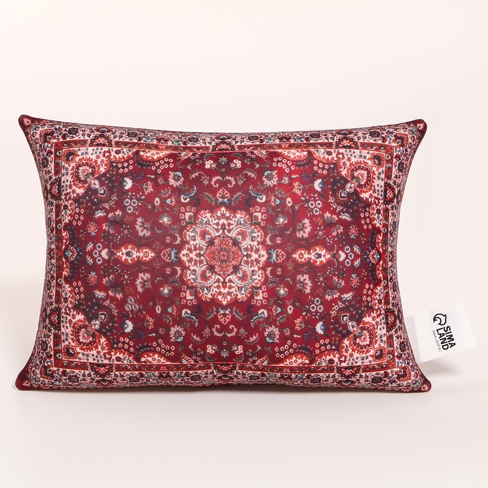 Подушка - антистресс &laquo;Ковёр&raquo;, бордовая
