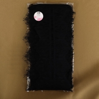 Кружево реснички, 85 мм × 9 ± 0,5 м, в бобине 3 шт по 3 м, цвет чёрный Кружево реснички, 85 мм × 9 ± 0,5 м, в бобине 3 шт по 3 м, цвет чёрный