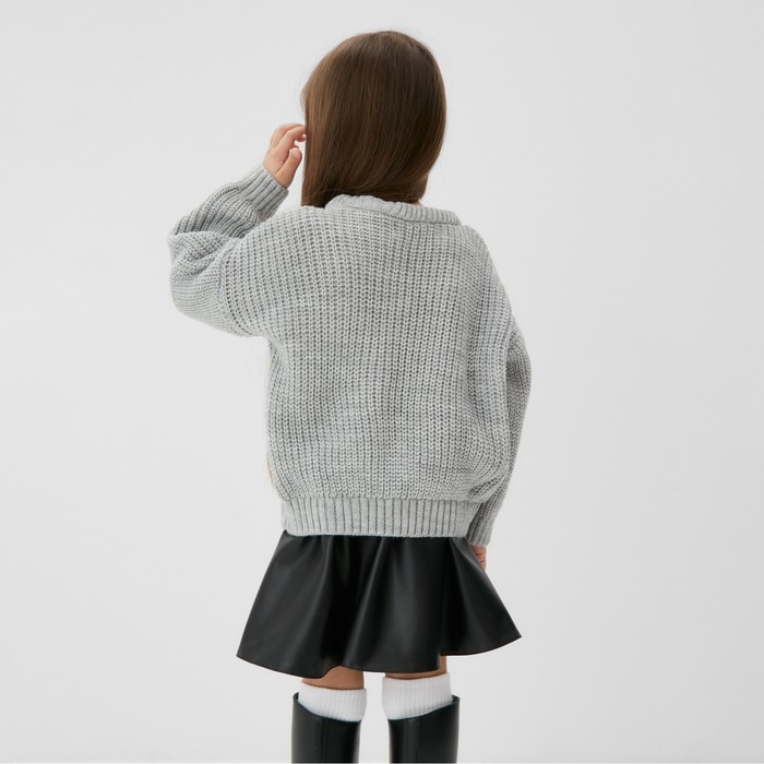 Джемпер детский KAFTAN, р.30 (98-104 см) светло-серый Джемпер детский KAFTAN, р.30 (98-104 см) светло-серый