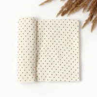 Пеленка двухслойная Крошка Я "Горошки", 130х100см, муслин,100 % хлопок Пеленка двухслойная Крошка Я "Горошки", 130х100см, муслин,100 % хлопок