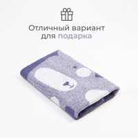 Полотенце махровое Этель Hello, 70х130 см, 100% хлопок, 420 г/м2 Полотенце махровое Этель Hello, 70х130 см, 100% хлопок, 420 г/м2