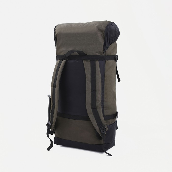 Рюкзак туристический, 40 л, отдел на стяжке шнурком, 3 наружных кармана, Huntsman, цвет хаки