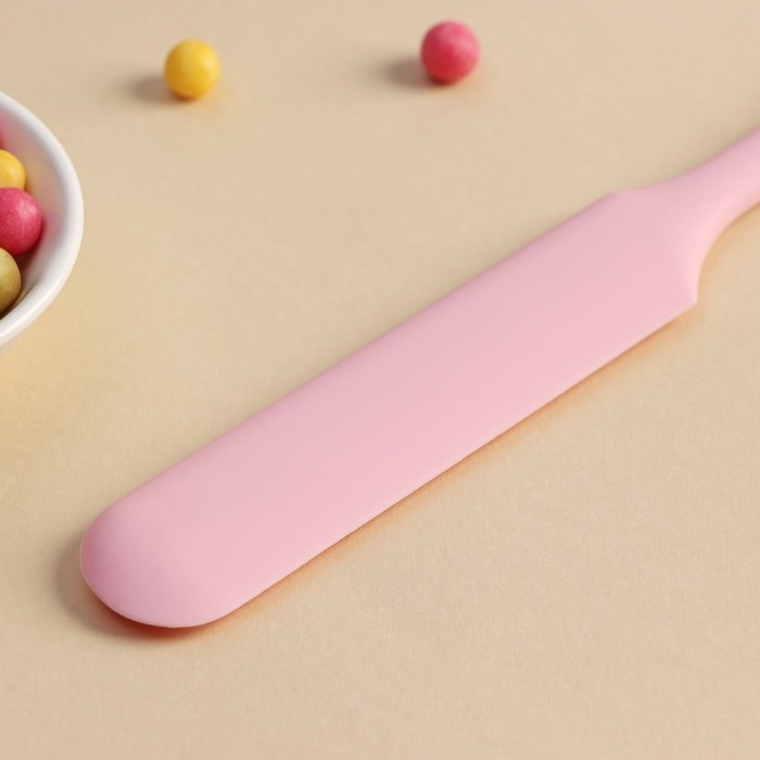 Лопатка - палетка Доляна &laquo;Винфор&raquo;, 24,5 см, цвет розовый