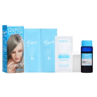 Гель-краска для волос Estel, тон № 124, пепельный, 170 г Гель-краска для волос Estel, тон № 124, пепельный, 170 г